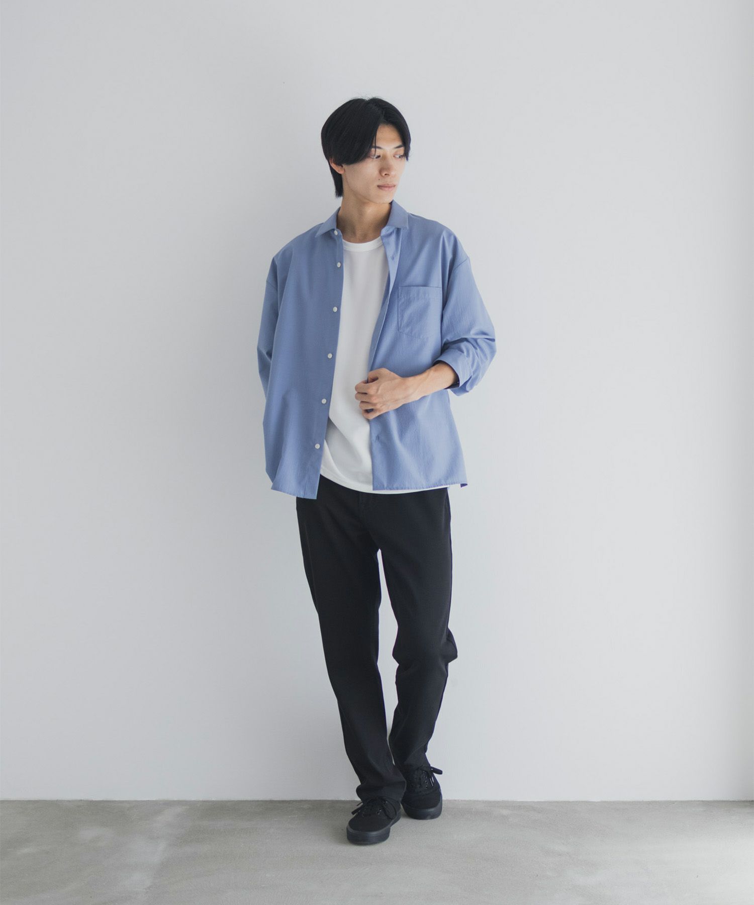 NAVY  RUN DENIM ストレートパンツ メンズ商品画像-14