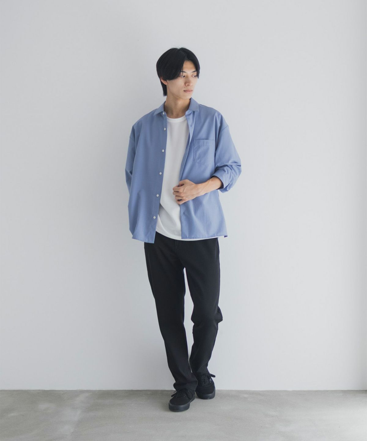 NAVY RUN DENIM ストレートパンツ メンズ