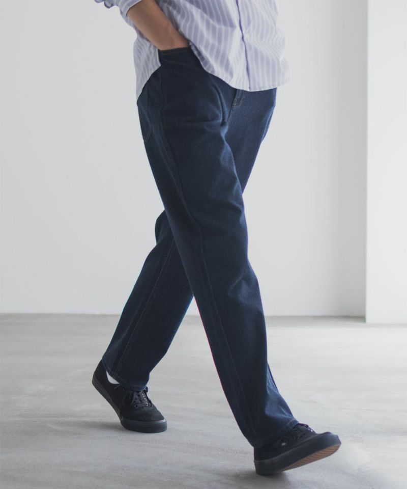 NAVY  RUN DENIM ストレートパンツ メンズ商品画像-16