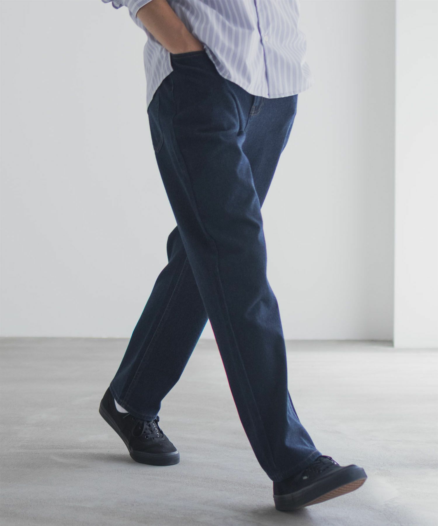NAVY  RUN DENIM ストレートパンツ メンズ商品サムネイル-16