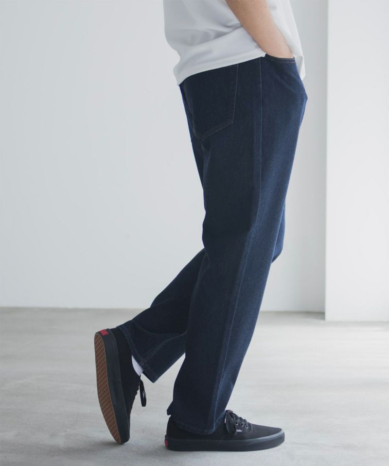 NAVY  RUN DENIM ストレートパンツ メンズ商品画像-17