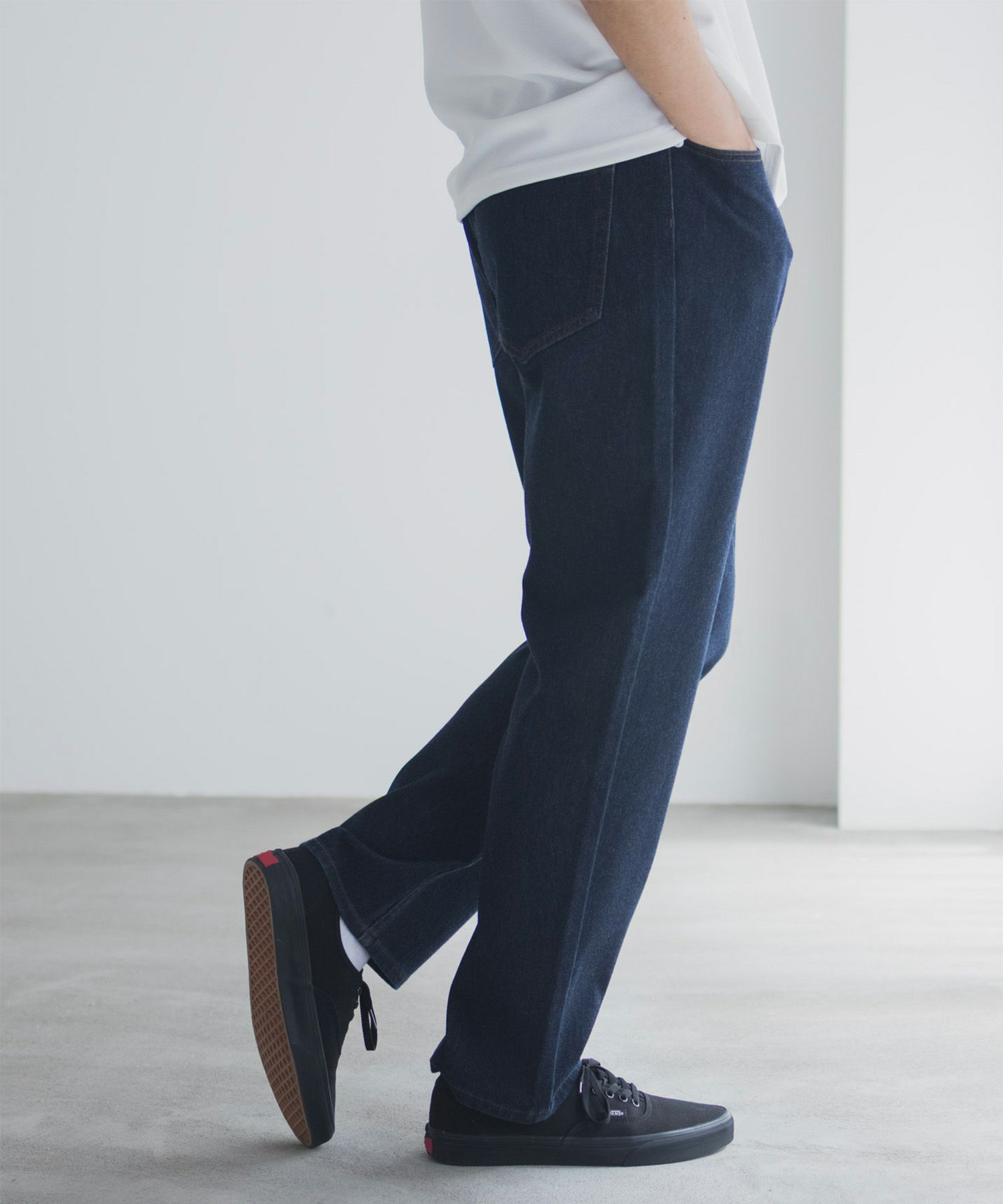 NAVY  RUN DENIM ストレートパンツ メンズ商品サムネイル-17