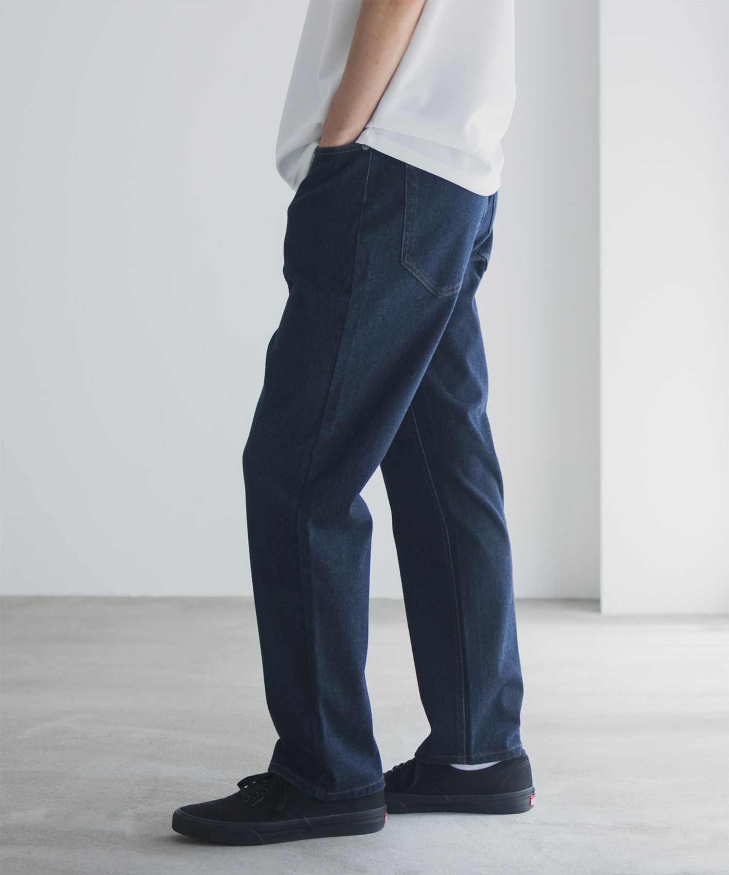NAVY  RUN DENIM ストレートパンツ メンズ商品画像-18