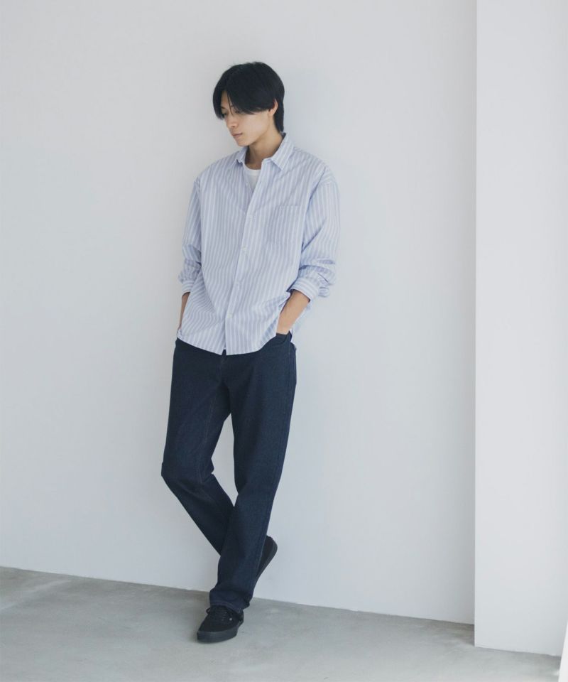 NAVY  RUN DENIM ストレートパンツ メンズ商品画像-19