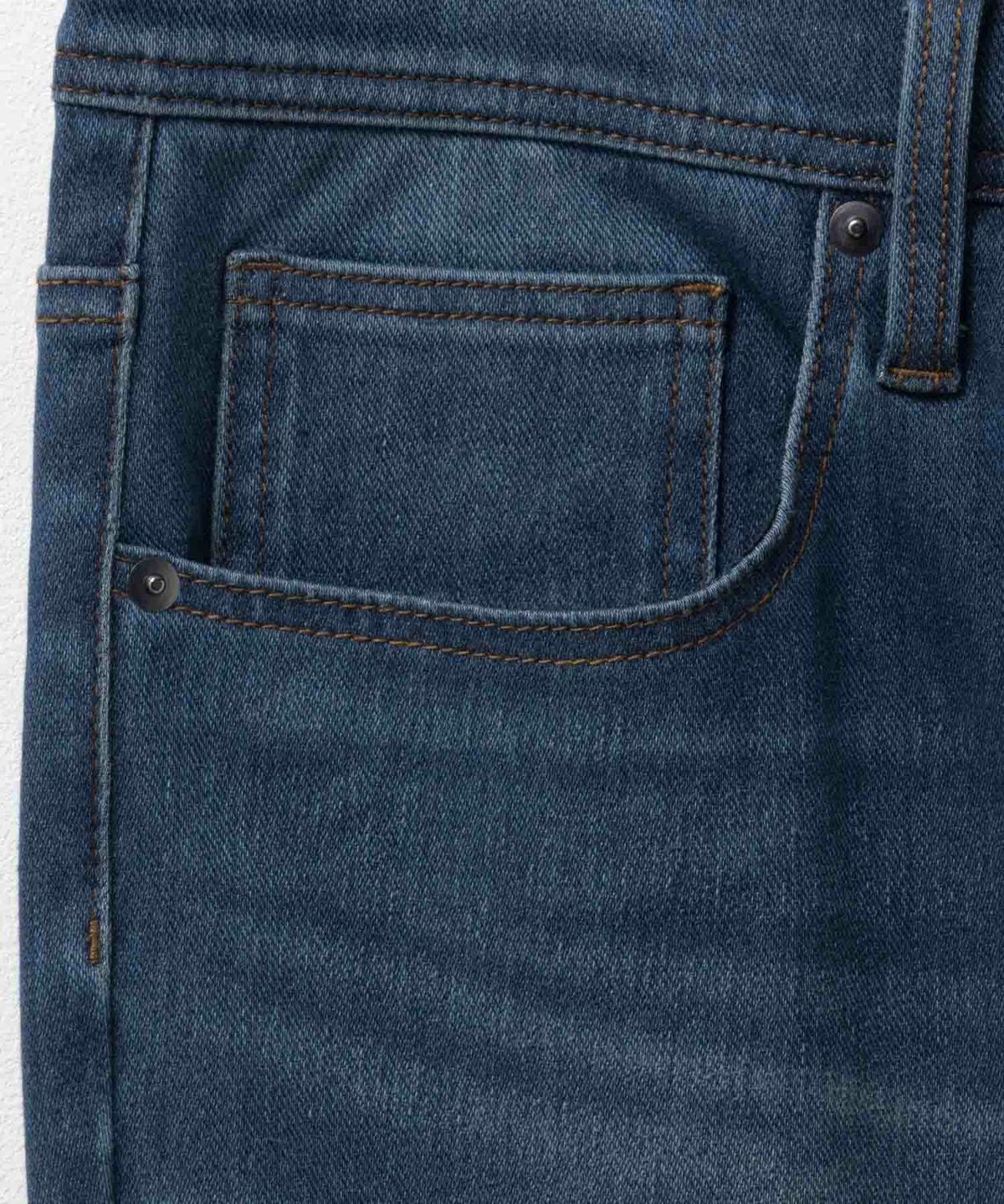 NAVY RUN DENIM ストレートパンツ メンズ