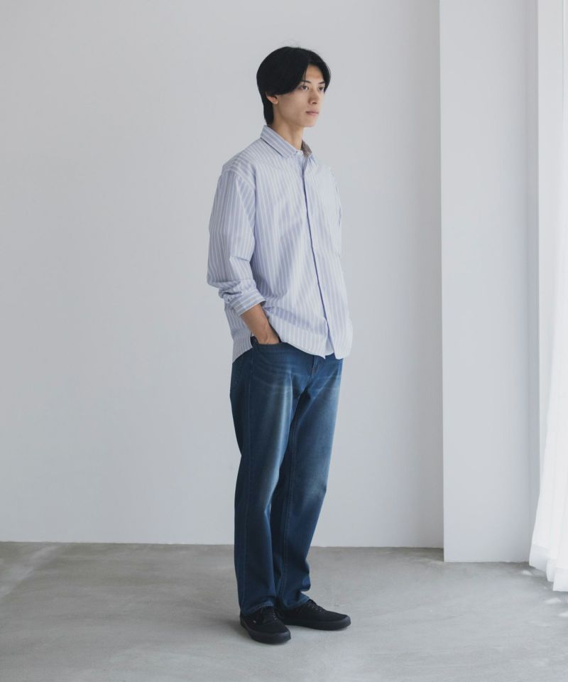 NAVY  RUN DENIM ストレートパンツ メンズ商品画像-37