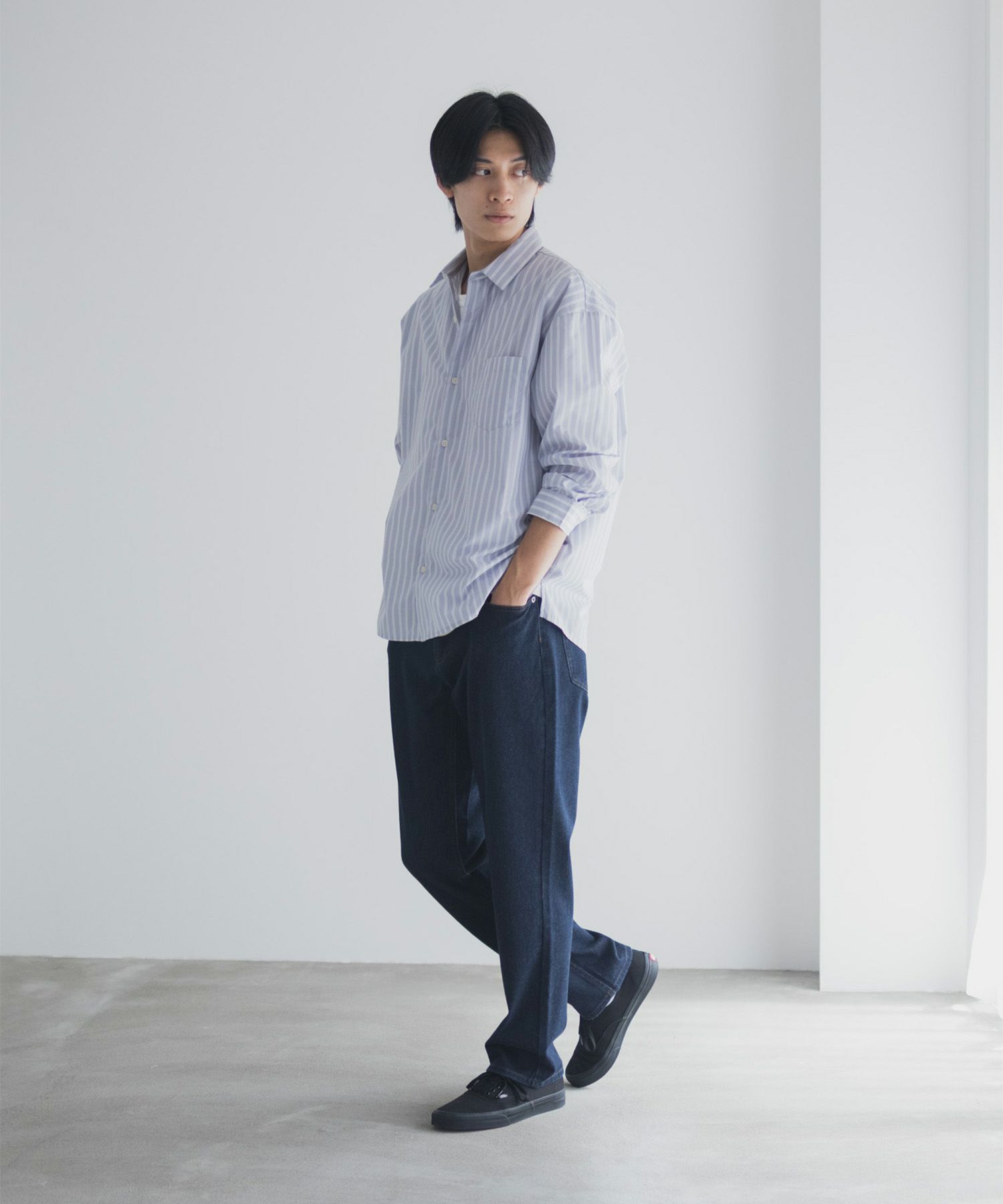 NAVY  RUN DENIM ストレートパンツ メンズ商品サムネイル-39