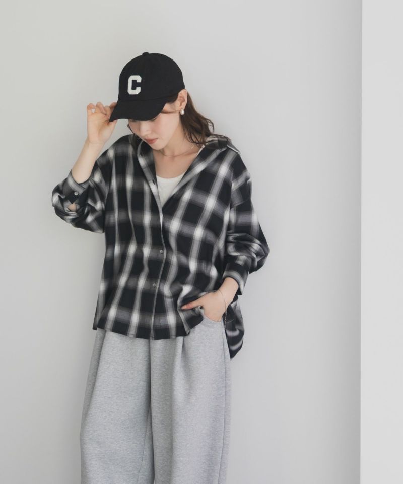 nAvy バックタック前開きシャツ レディース商品画像-8