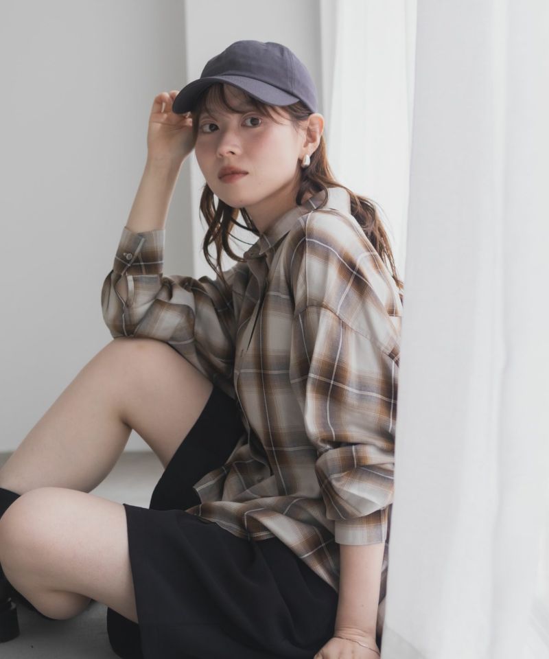 nAvy  バックタック前開きシャツ レディース商品画像-26