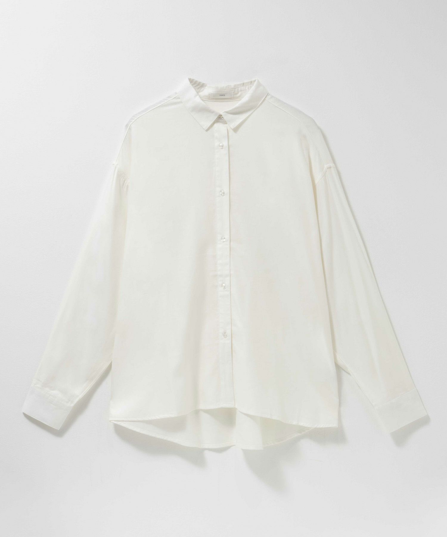 nAvy バックタック前開きシャツ レディース