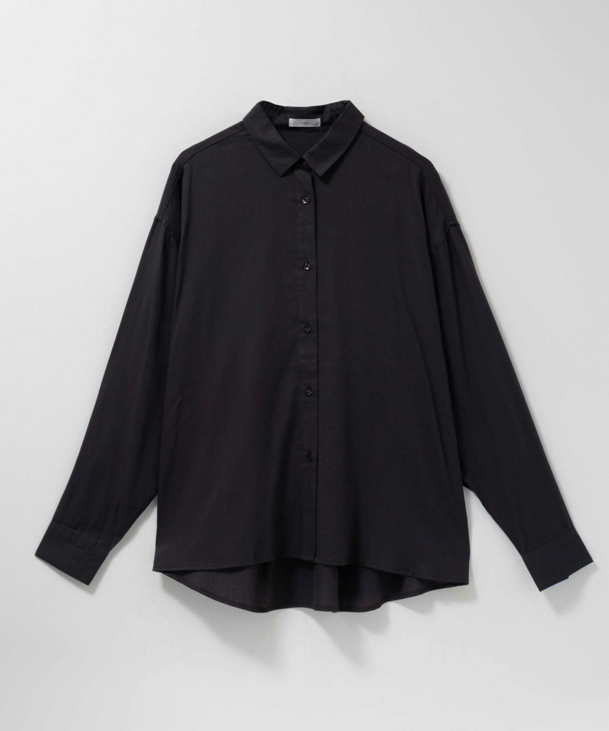 nAvy バックタック前開きシャツ レディース