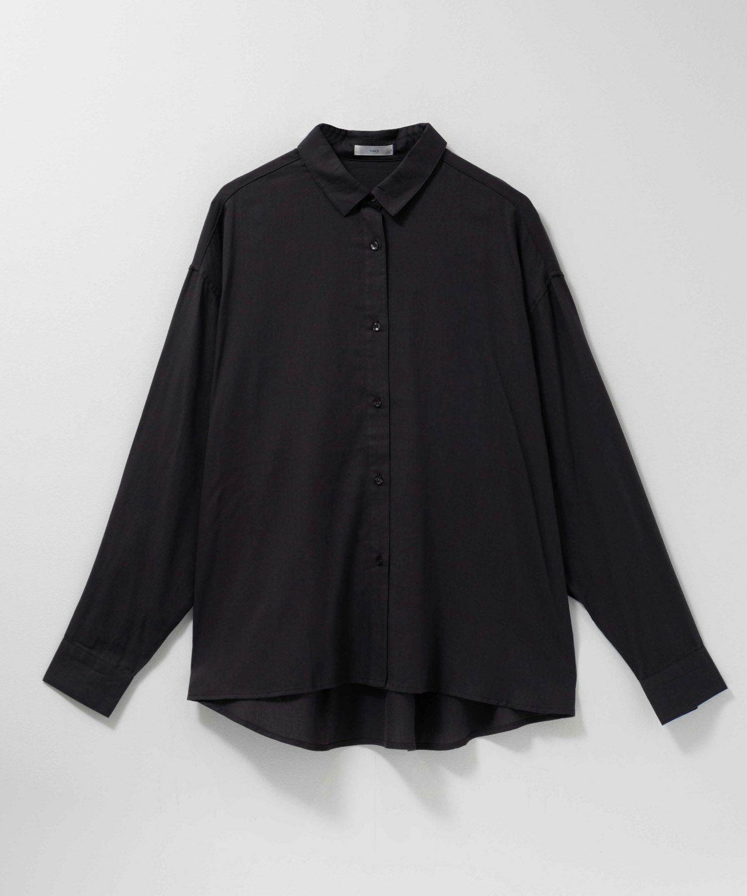 nAvy バックタック前開きシャツ レディース