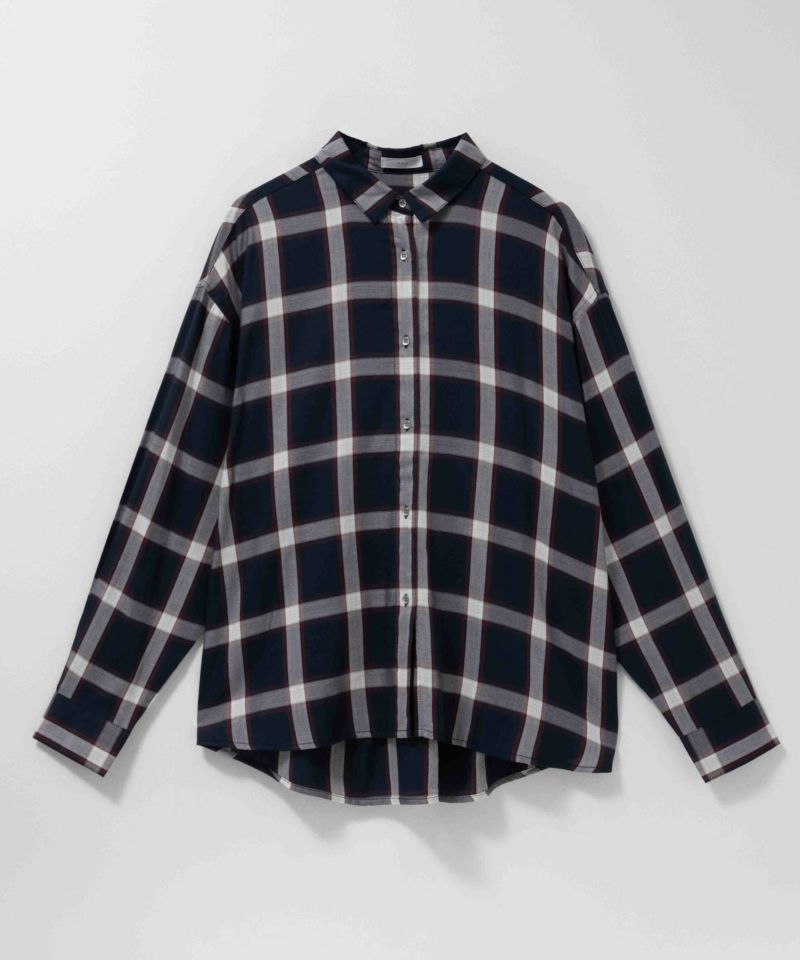 nAvy  バックタック前開きシャツ レディース商品画像-34