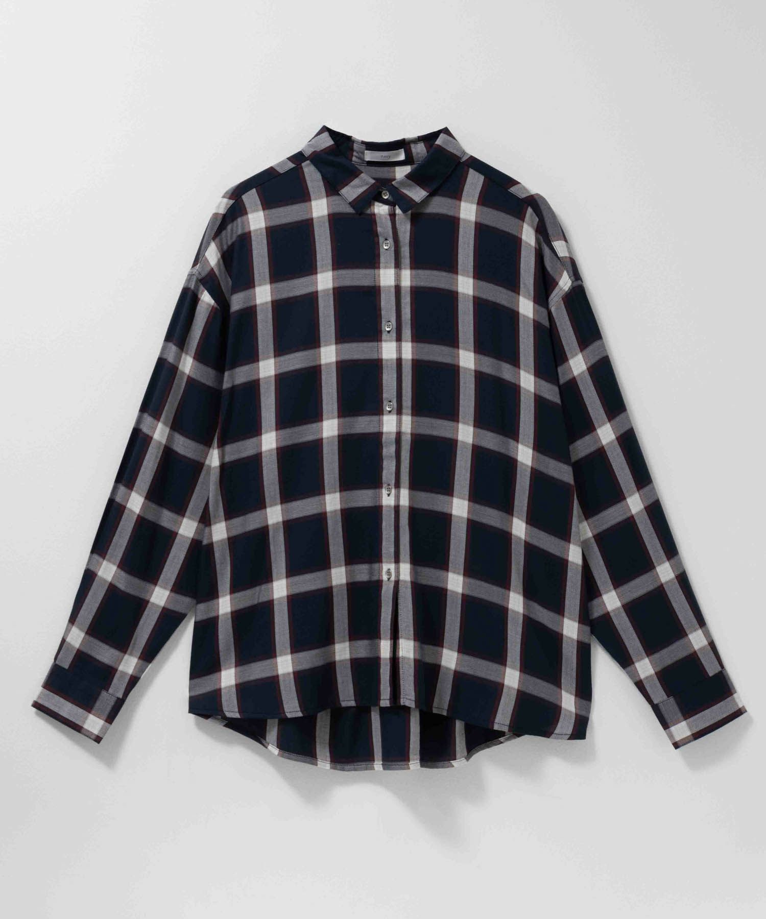 nAvy  バックタック前開きシャツ レディース商品サムネイル-34