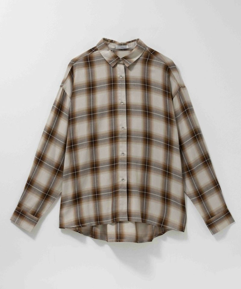 nAvy  バックタック前開きシャツ レディース商品画像-36