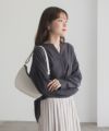 nAvy スキッパーブラウス レディース