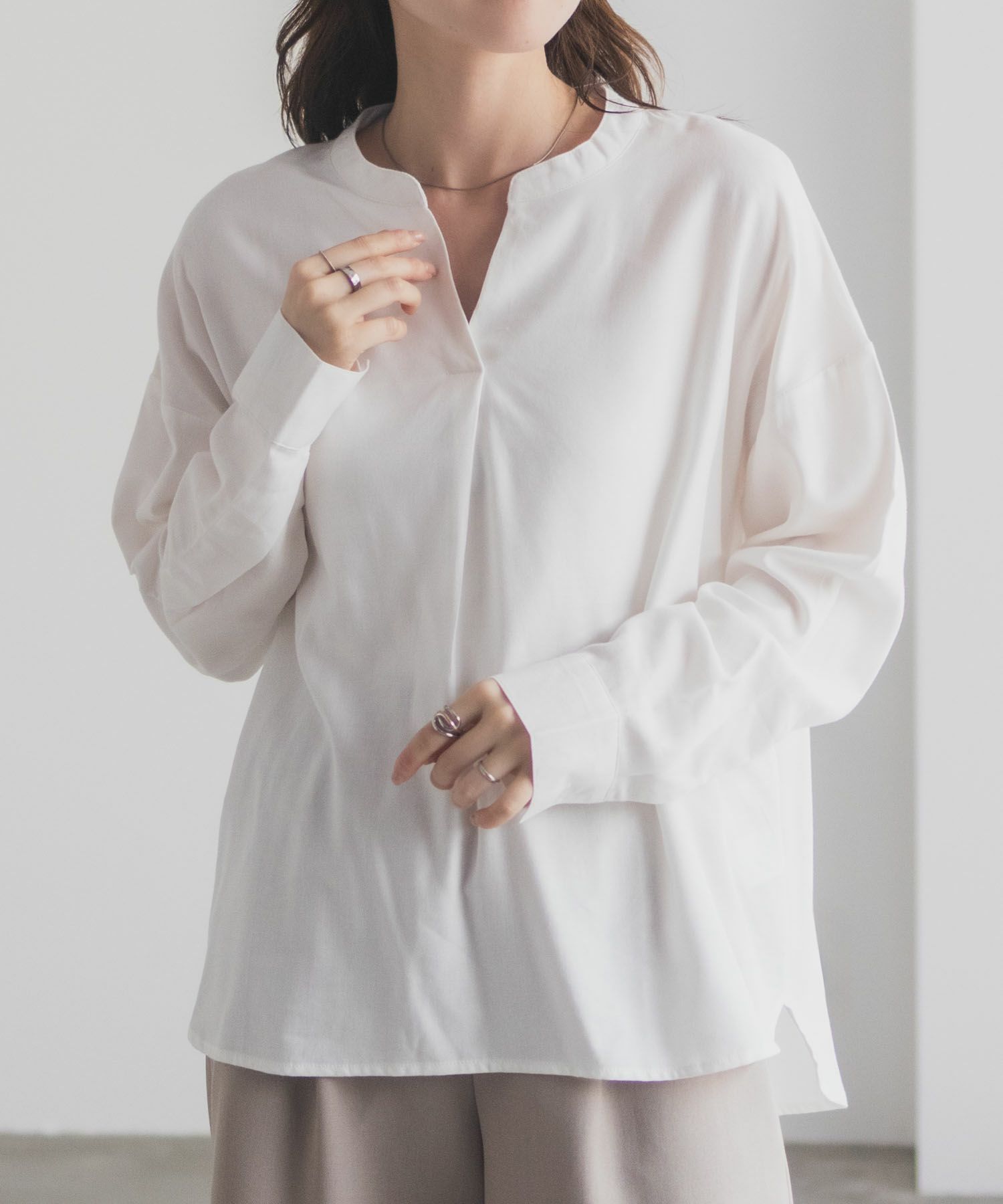 nAvy  スキッパーブラウス レディース商品サムネイル-4