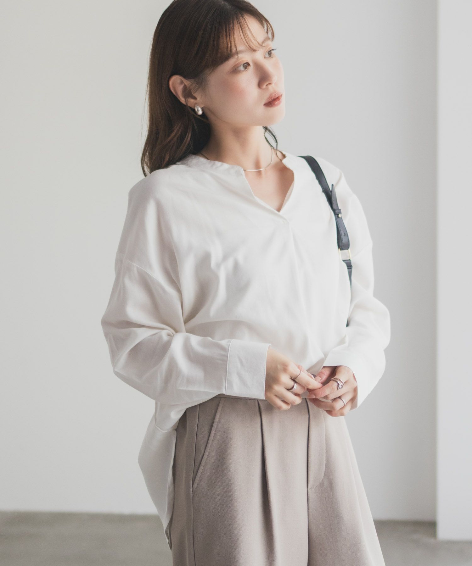 nAvy スキッパーブラウス レディース商品サムネイル-5