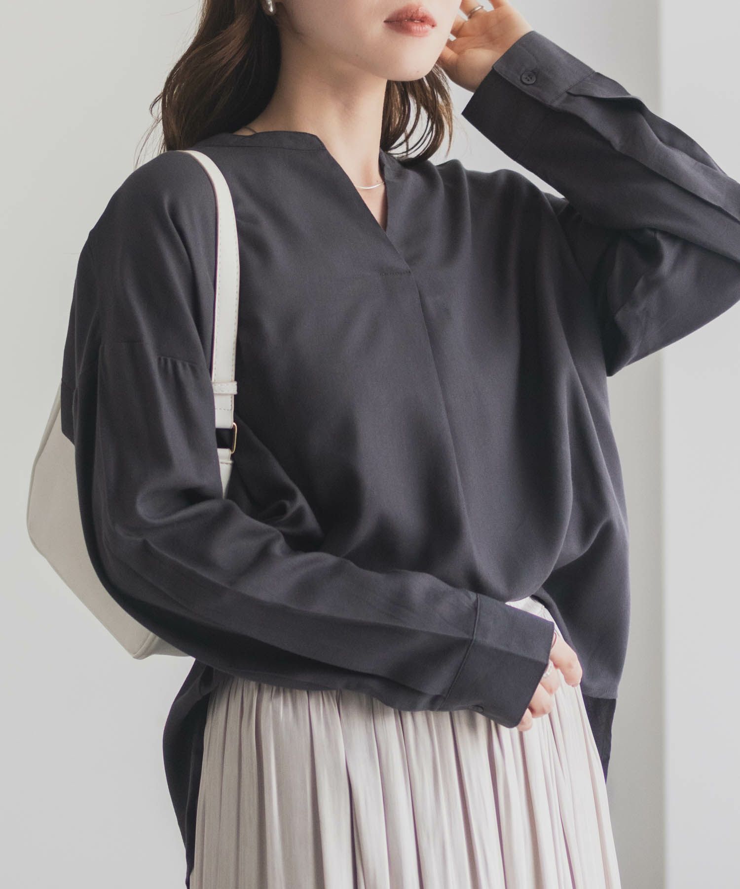 nAvy  スキッパーブラウス レディース商品サムネイル-12