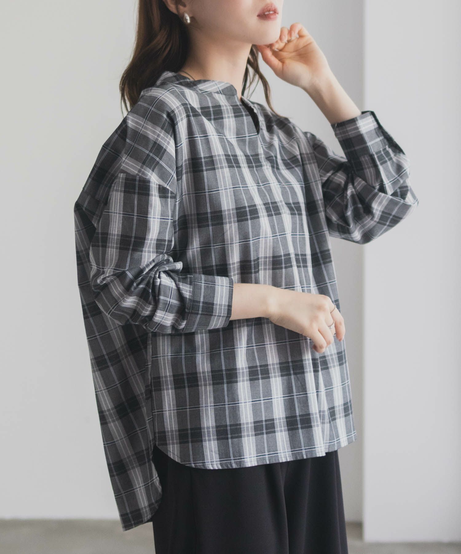nAvy スキッパーブラウス レディース商品サムネイル-14