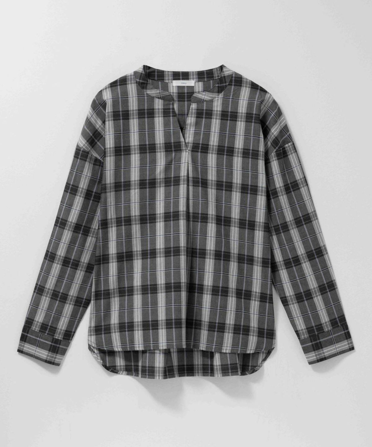 nAvy スキッパーブラウス レディース