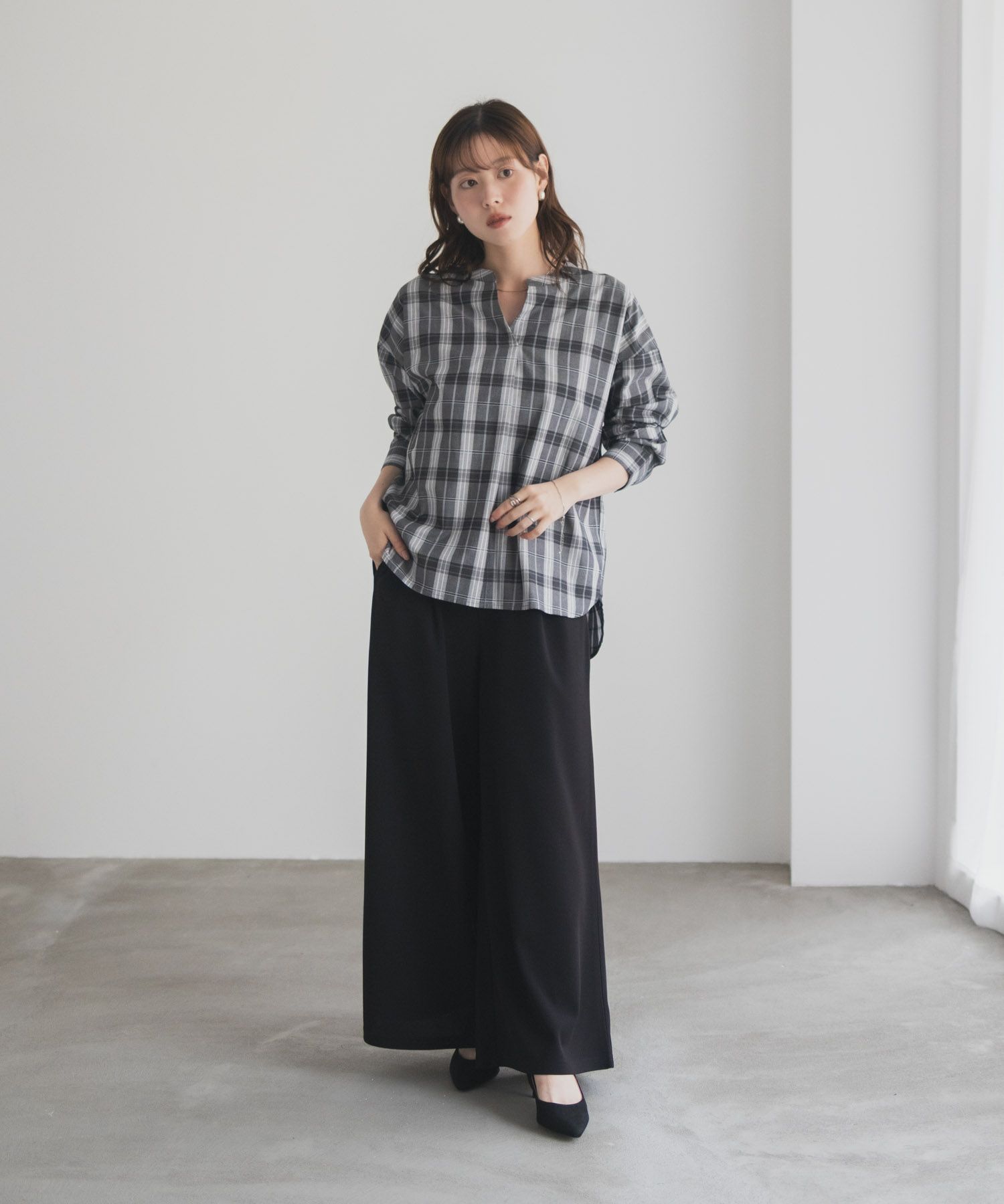 nAvy  スキッパーブラウス レディース商品サムネイル-29