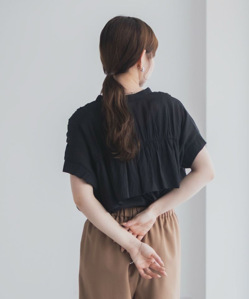 Idnes スキッパーシアーブラウス レディース商品画像-16