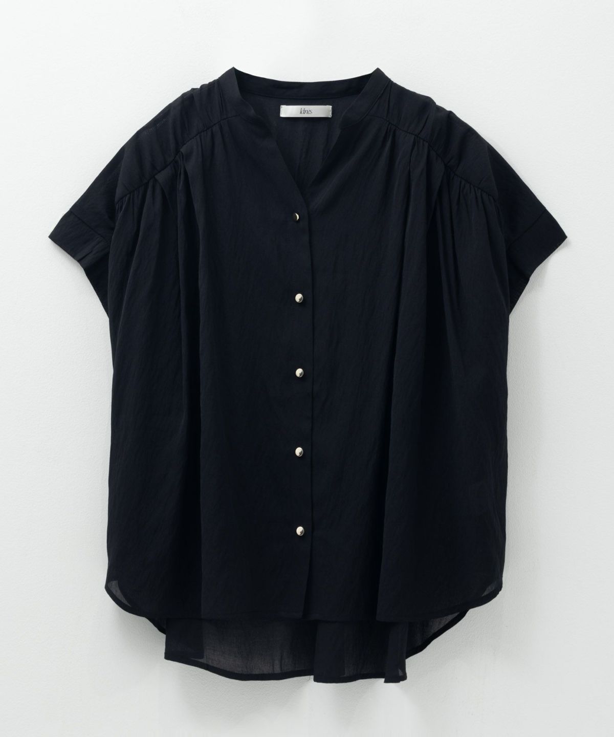 Idnes スキッパーシアーブラウス レディース