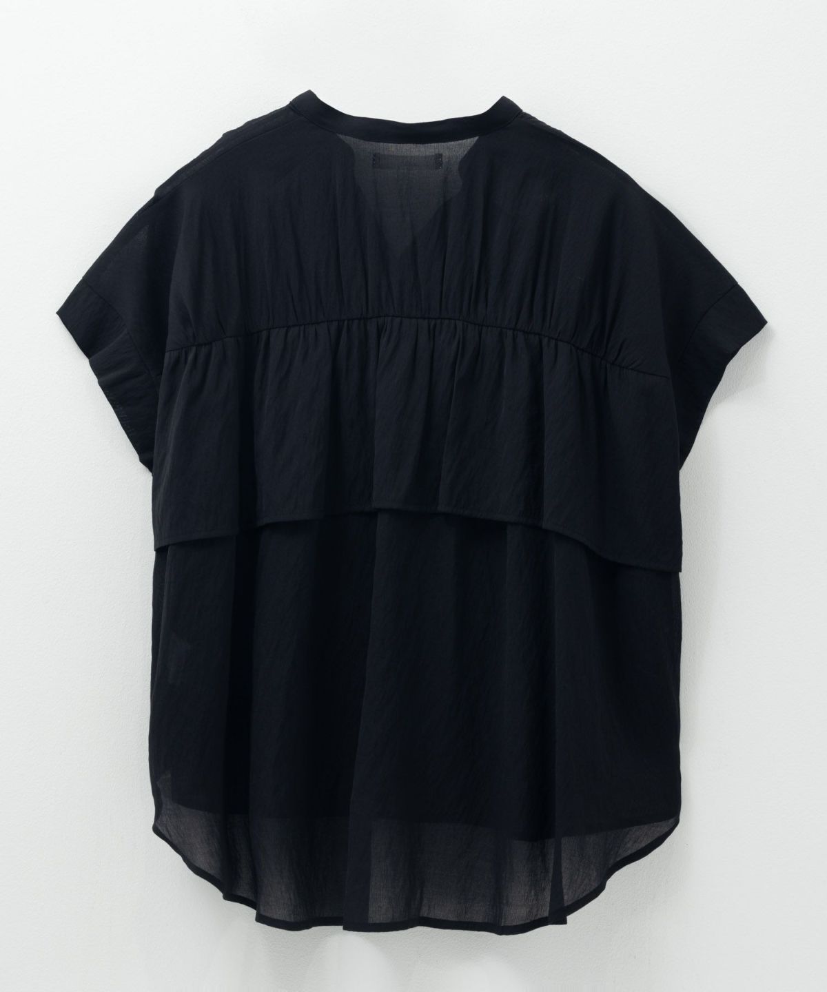 Idnes スキッパーシアーブラウス レディース