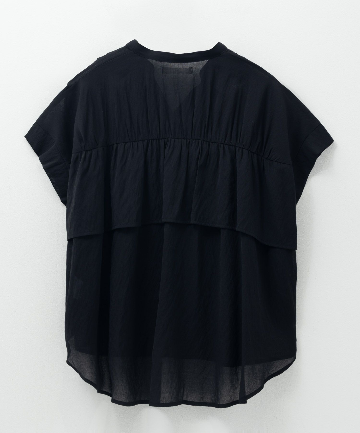 Idnes スキッパーシアーブラウス レディース