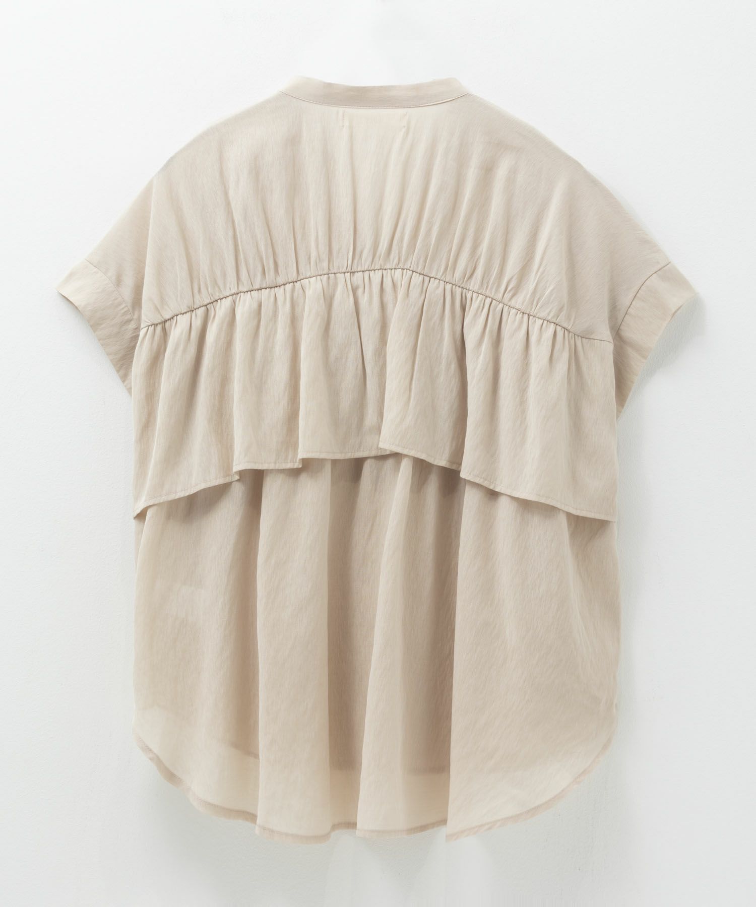 Idnes スキッパーシアーブラウス レディース