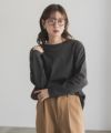 nAvy エブリーT 裾スリット長袖Tシャツ レディース ネコポス 対応商品nAvy エブリーT 裾スリット長袖Tシャツ レディース ネコポス 対応商品