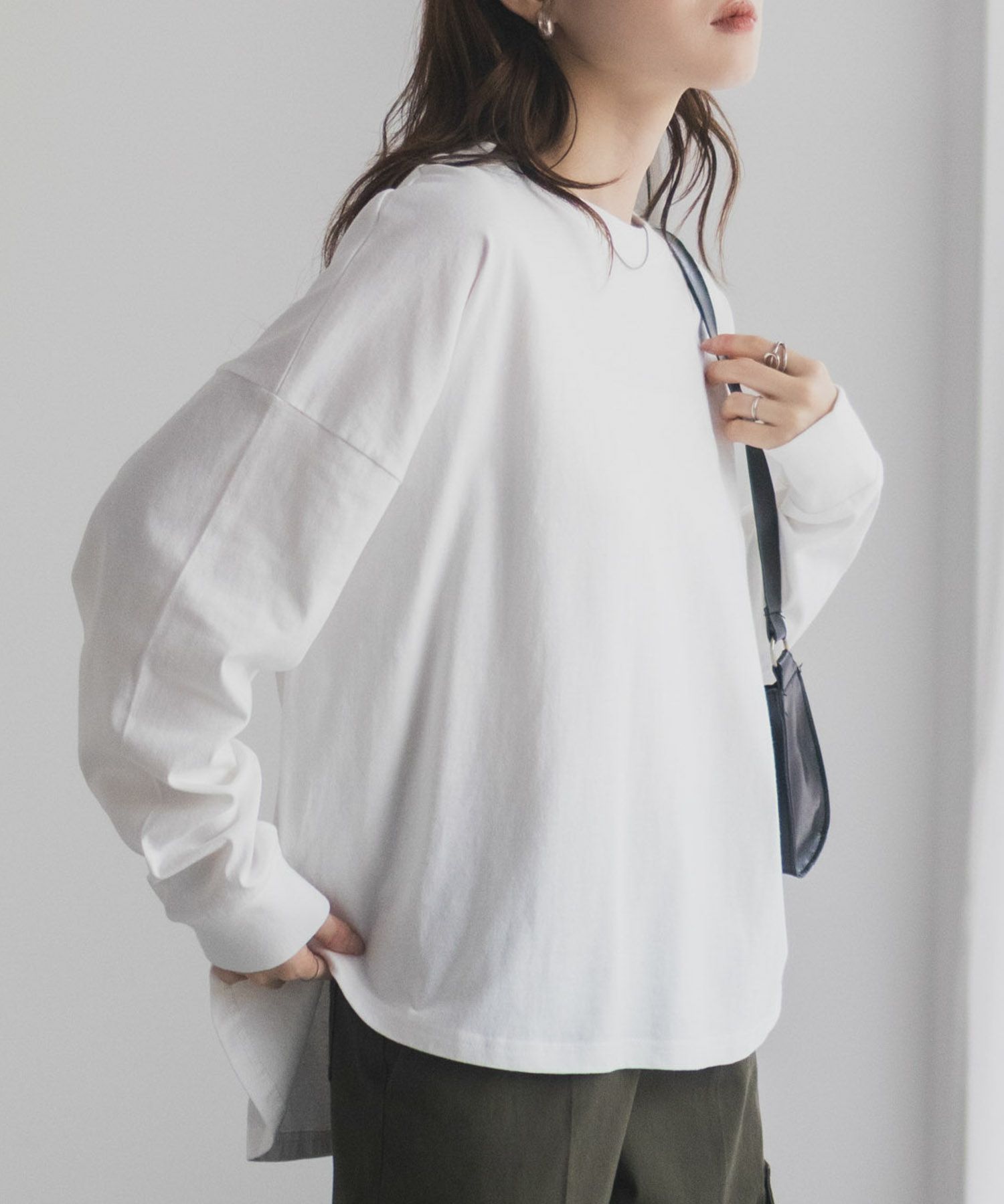 nAvy エブリーT ワイド長袖Tシャツ レディース メール便 対応商品商品画像-2