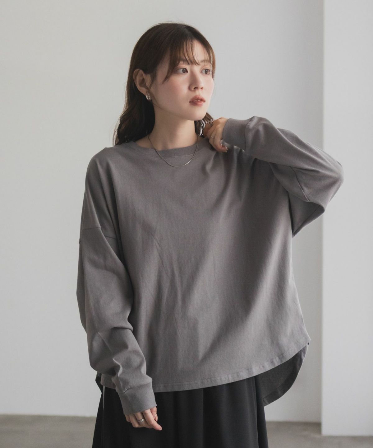 nAvy エブリーT ワイド長袖Tシャツ レディース ネコポス 対応商品