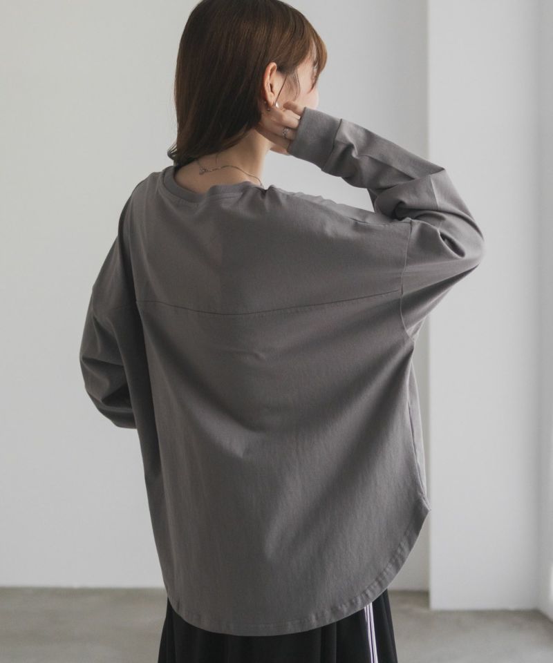 nAvy エブリーT ワイド長袖Tシャツ レディース メール便 対応商品商品画像-8