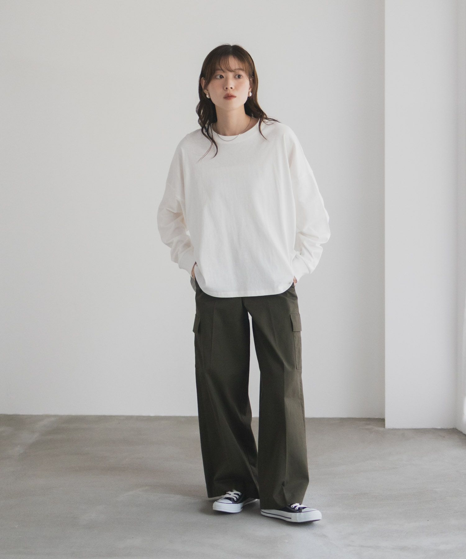 nAvy エブリーT ワイド長袖Tシャツ レディース メール便 対応商品商品サムネイル-27