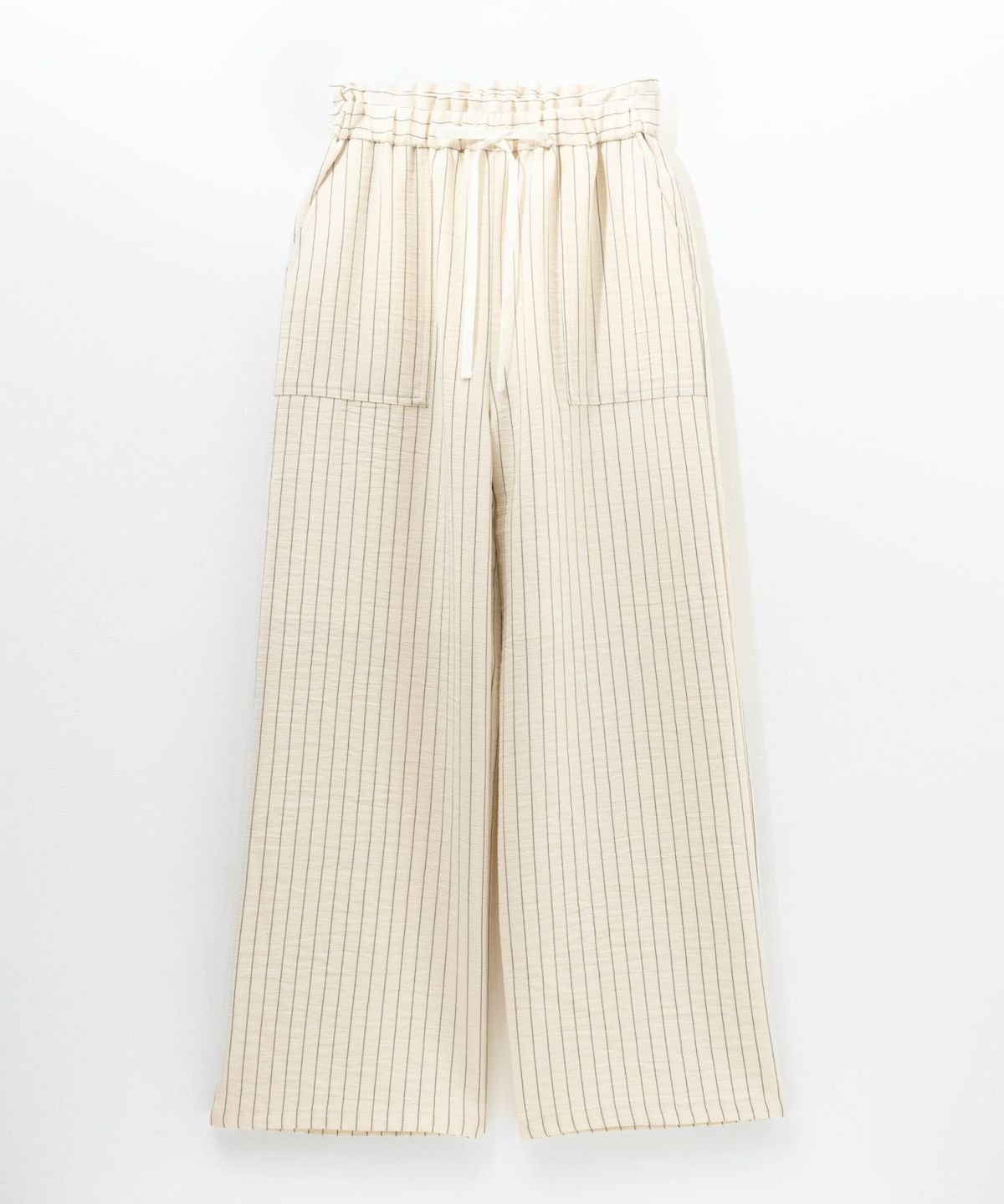 Idnes リネンライクイージーワイドパンツ レディース