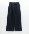 Idnes リネンライクイージーワイドパンツ レディース