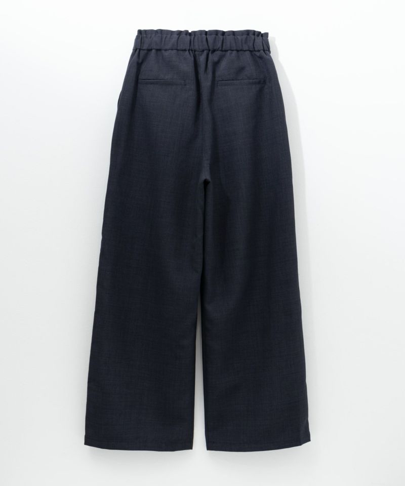 Idnes リネンライクイージーワイドパンツ レディース商品画像-4