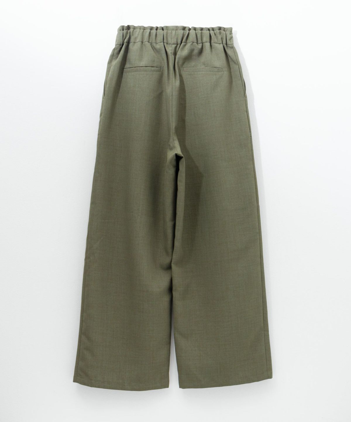 Idnes リネンライクイージーワイドパンツ レディース