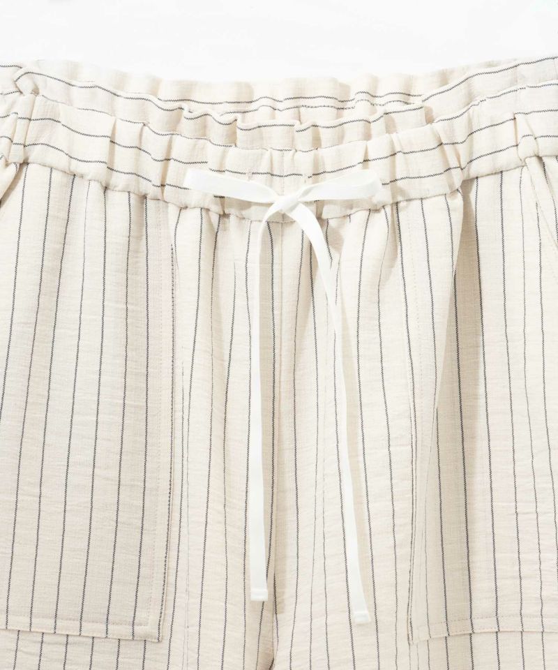 Idnes リネンライクイージーワイドパンツ レディース商品画像-8