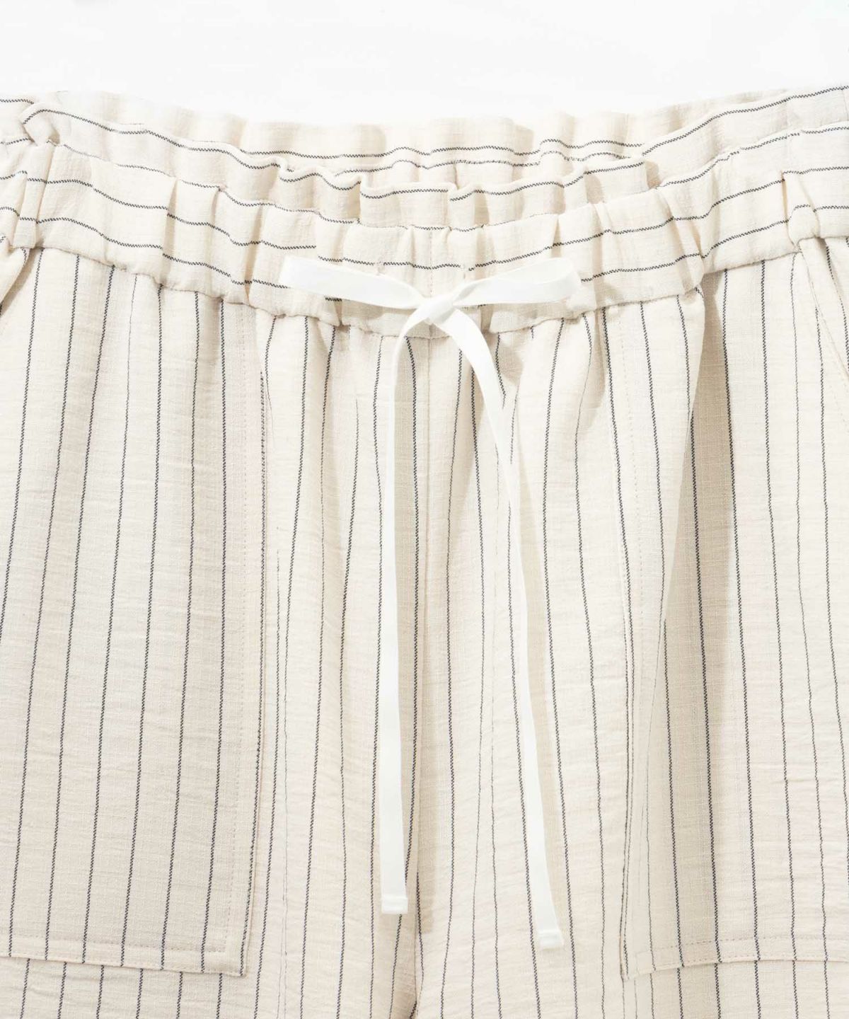 Idnes リネンライクイージーワイドパンツ レディース