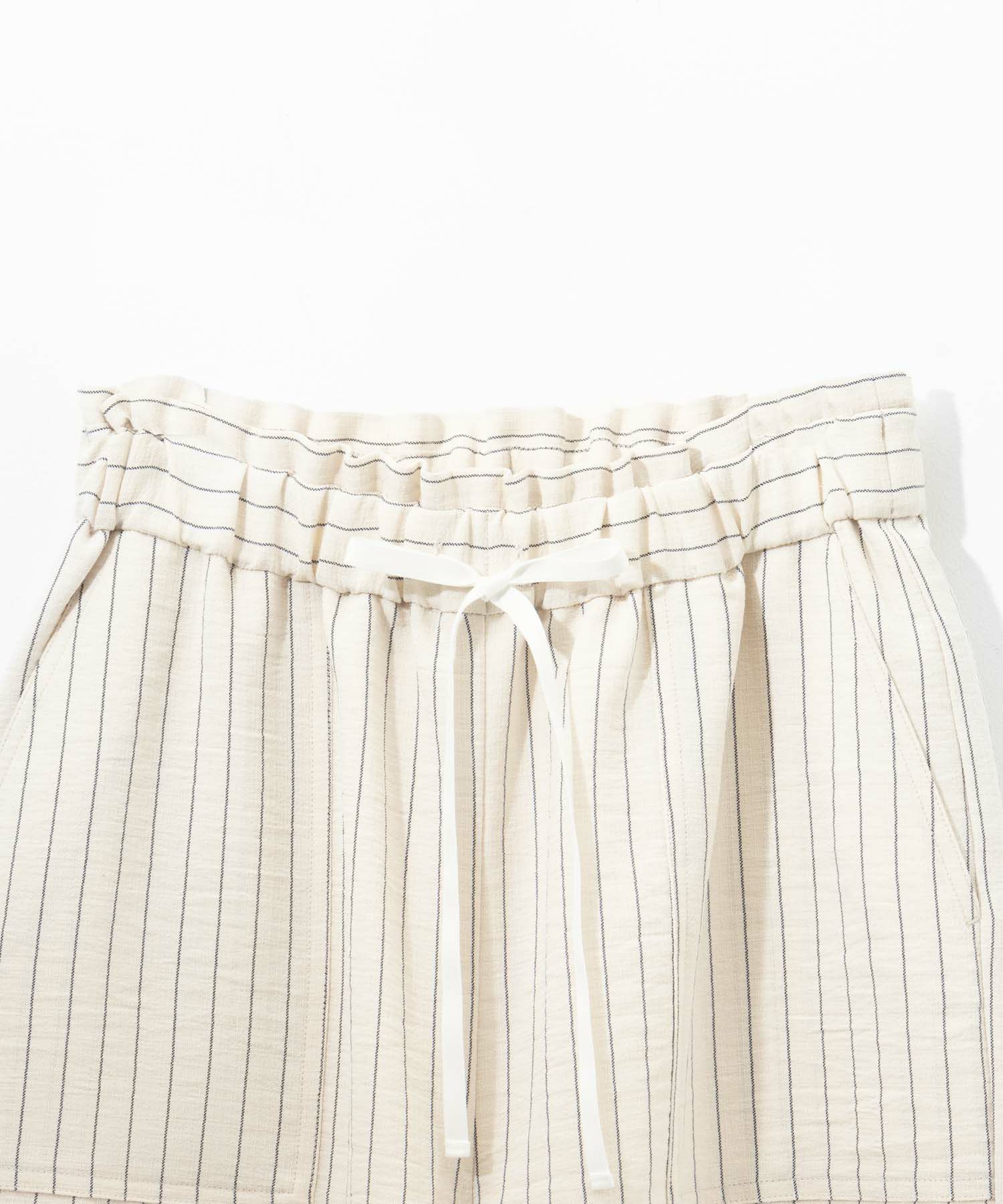 Idnes リネンライクイージーワイドパンツ レディース商品サムネイル-9