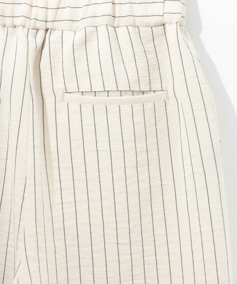 Idnes リネンライクイージーワイドパンツ レディース商品画像-10