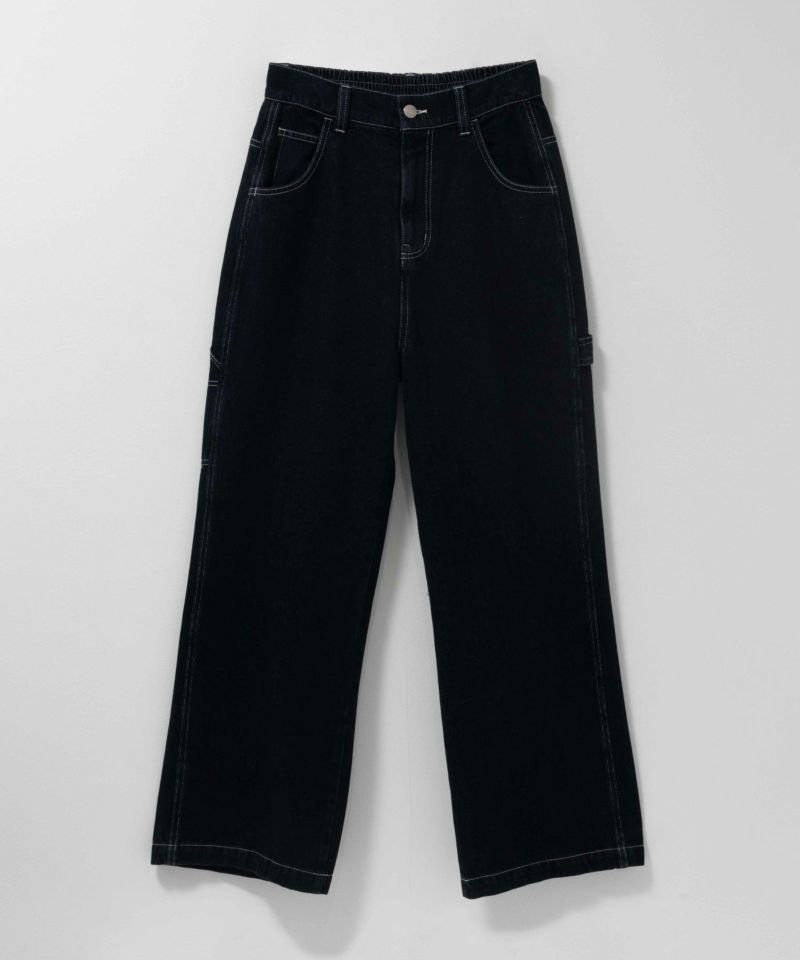 nAvy  毎日はきたくなるデニム「マイデニ」 ワイドペインターパンツ レディース商品画像-2