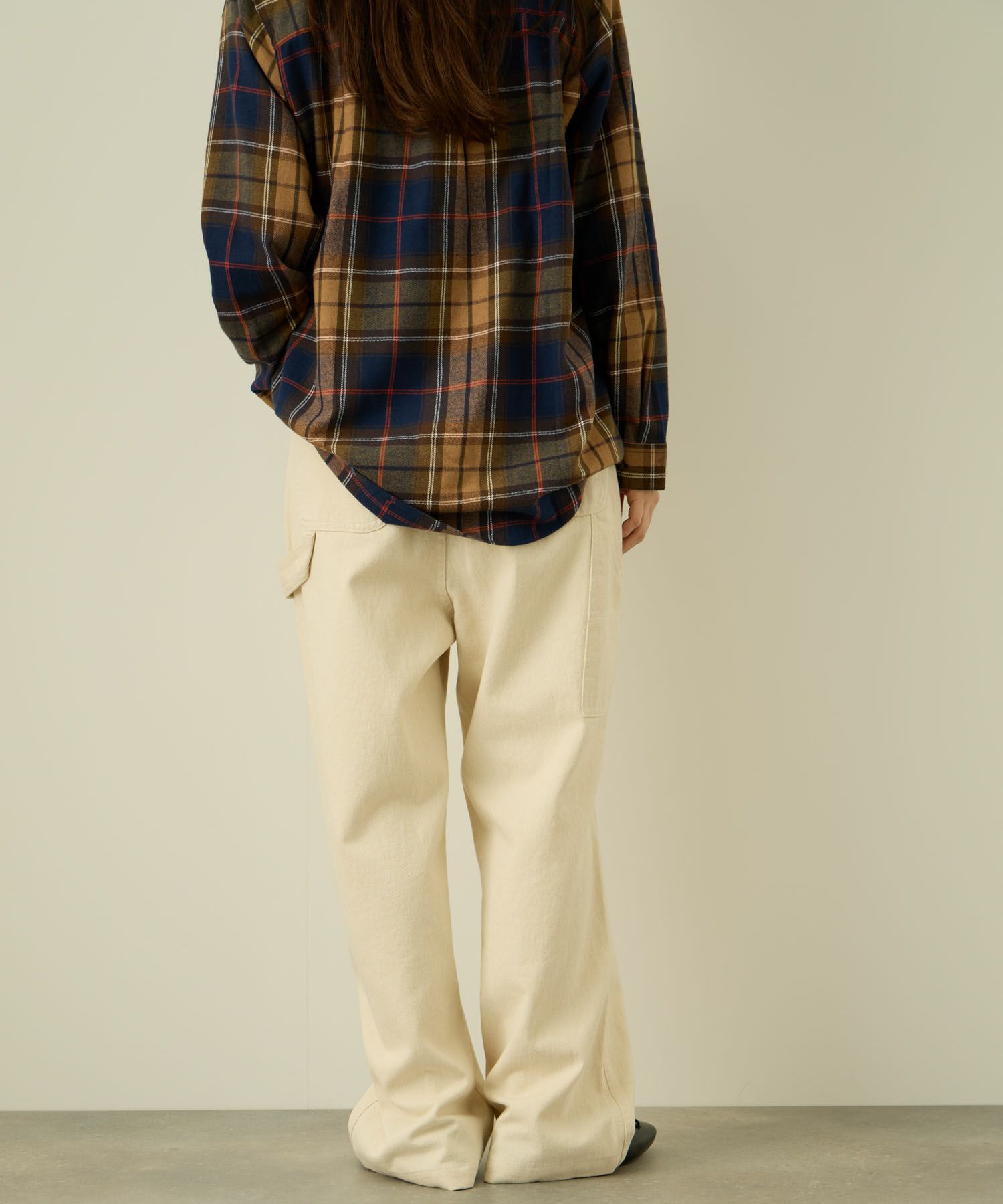 nAvy 毎日はきたくなるデニム「マイデニ」 ワイドペインターパンツ レディース商品サムネイル-6