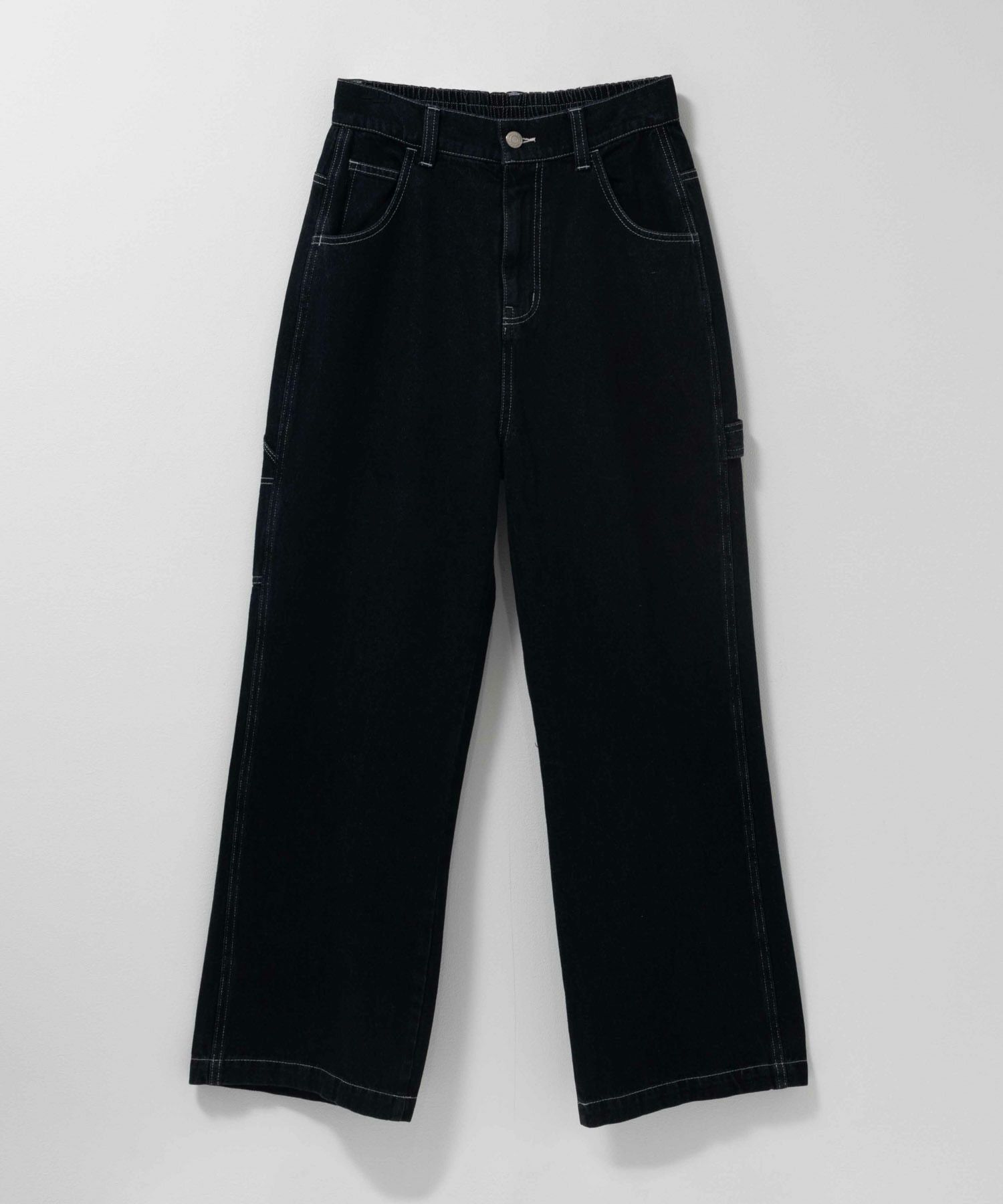 nAvy 毎日はきたくなるデニム「マイデニ」 ワイドペインターパンツ レディース商品画像-12