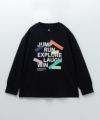 T-GRAPHICS カラフルロゴ長袖Tシャツ キッズ ネコポス 対応商品