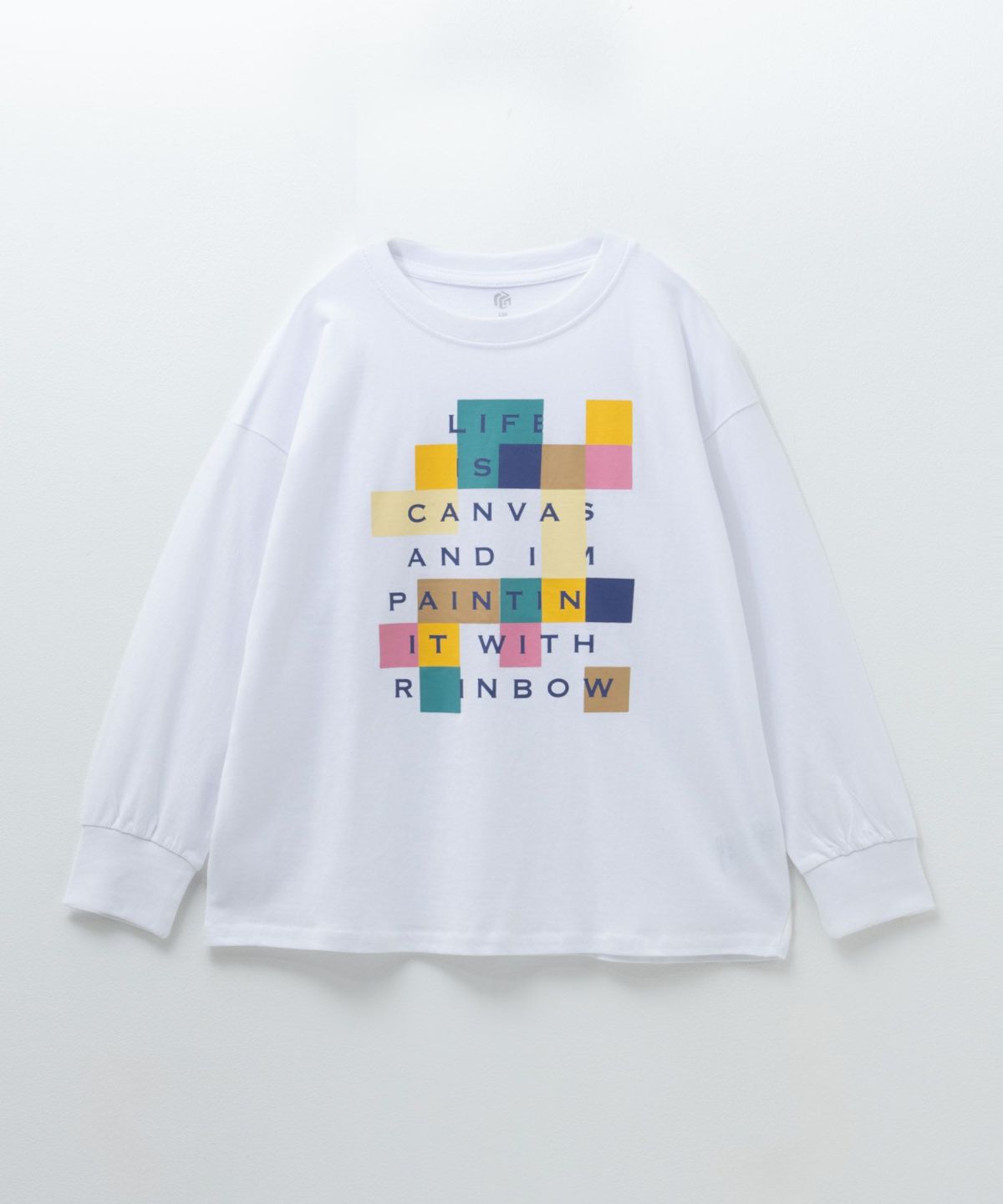 T-GRAPHICS カラフルロゴ長袖Tシャツ キッズ ネコポス 対応商品