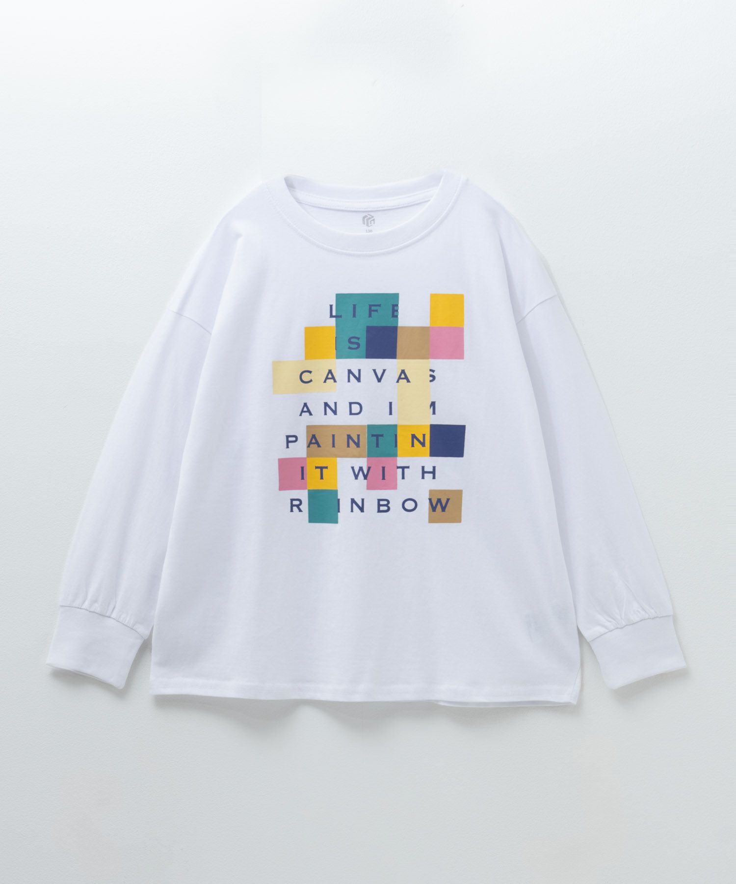 T-GRAPHICS カラフルロゴ長袖Tシャツ キッズ ネコポス 対応商品